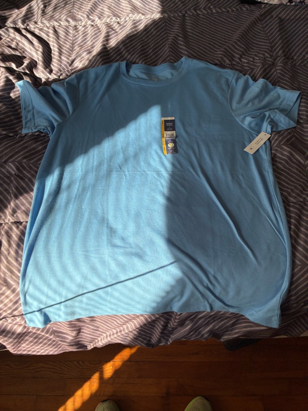 George Men's Crewneck T-Shirt in Sky Blue